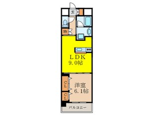 フィ－ルドライト新大阪の物件間取画像